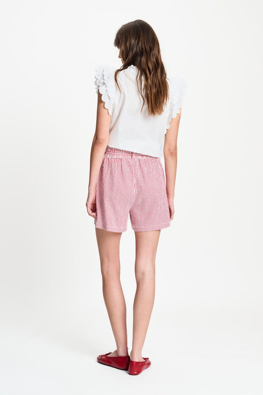 POM Amsterdam Shorts SHORT - Seersucker Red White