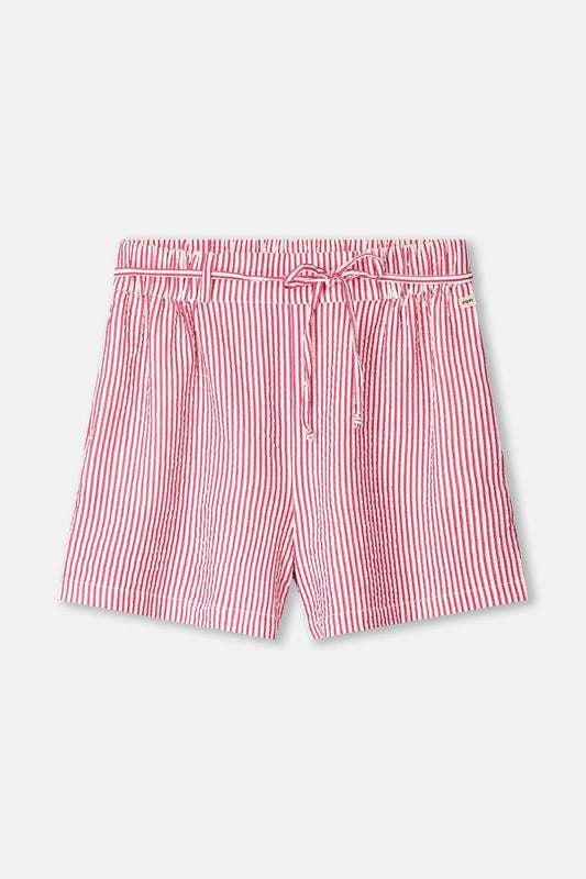 POM Amsterdam Shorts SHORT - Seersucker Red White