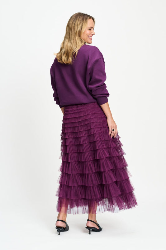 POM Amsterdam Skirts ROK - Bella Dark Plum
