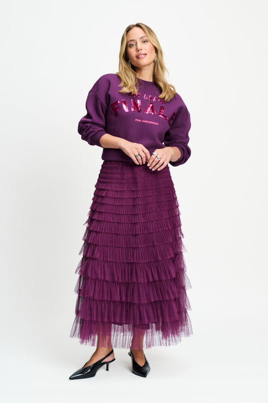 POM Amsterdam Skirts ROK - Bella Dark Plum