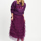 POM Amsterdam Skirts ROK - Bella Dark Plum