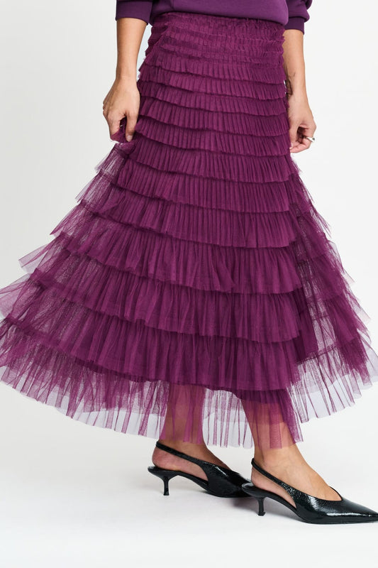 POM Amsterdam Skirts ROK - Bella Dark Plum
