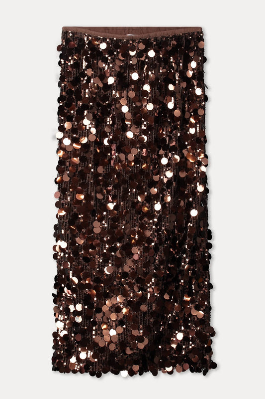 POM Amsterdam Skirts ROK - Lina Chocolate Brown