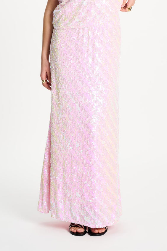 POM Amsterdam Skirts ROK - Sequins Shell Pink