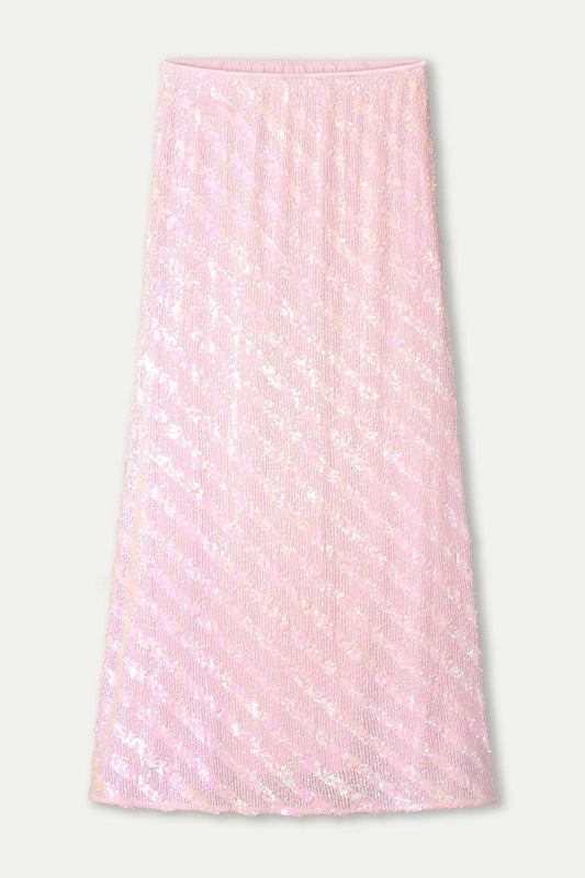 POM Amsterdam Skirts ROK - Sequins Shell Pink