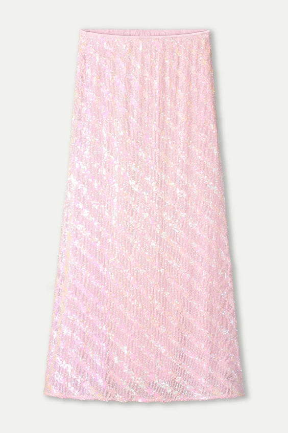 POM Amsterdam Skirts ROK - Sequins Shell Pink