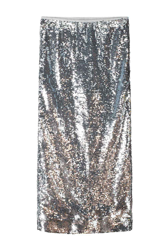 POM Amsterdam Skirts ROK - Sequins Silver