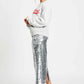 POM Amsterdam Skirts ROK - Sequins Silver