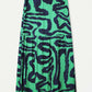 POM Amsterdam Skirts ROK - Waves Green