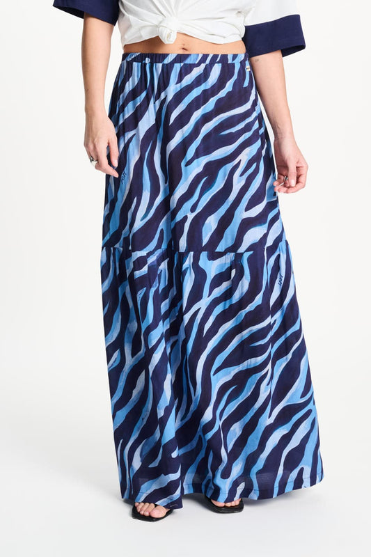 POM Amsterdam Skirts SKIRT - Animal Blue