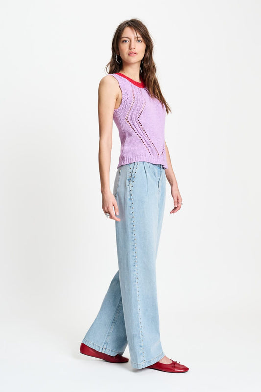 POM Amsterdam Spencers SPENCER - Colourblock Lavender