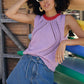 POM Amsterdam Spencers SPENCER - Colourblock Lavender
