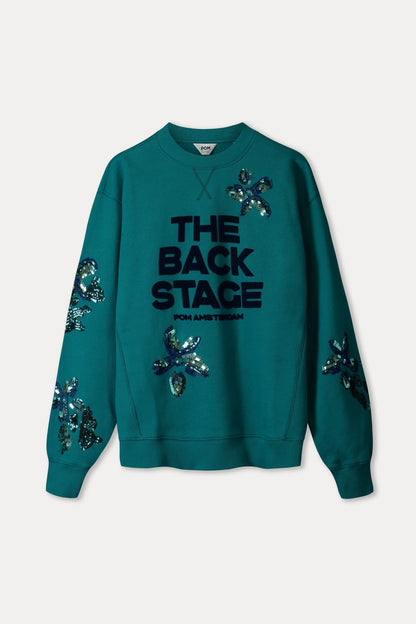 POM Amsterdam Sweaters Green / 34 SWEATER - Sascha The Backstage