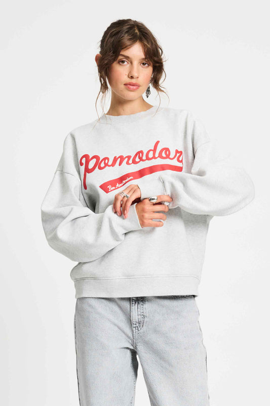 POM Amsterdam Sweaters Grey / 34 SWEATER - Pomodori Grey