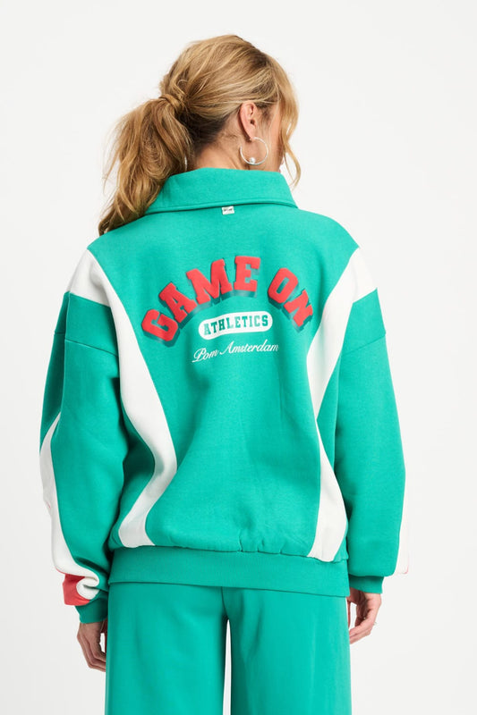 POM Amsterdam Sweaters SWEATER - Colourblock Game On