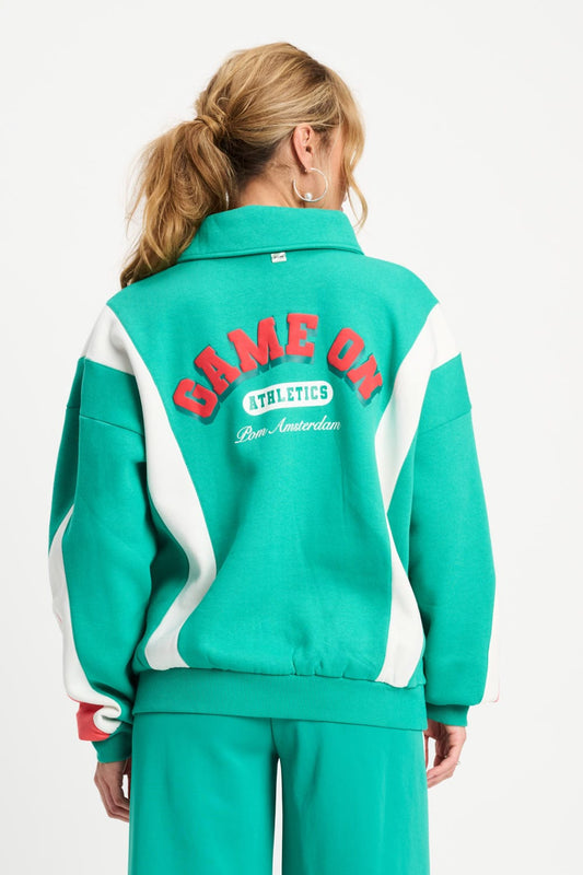 POM Amsterdam Sweaters SWEATER - Colourblock Game On