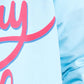 POM Amsterdam Sweaters SWEATER - Getaway Crew Blue Mist