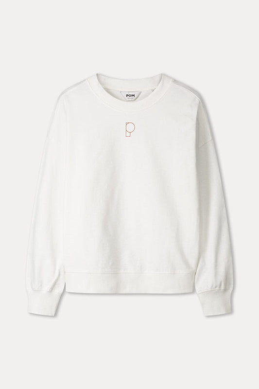 POM Amsterdam Sweaters SWEATER - Matchpoint White