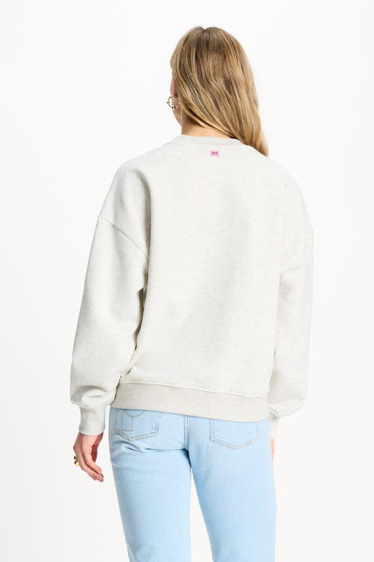 POM Amsterdam Sweaters SWEATER - POM Grey Melange