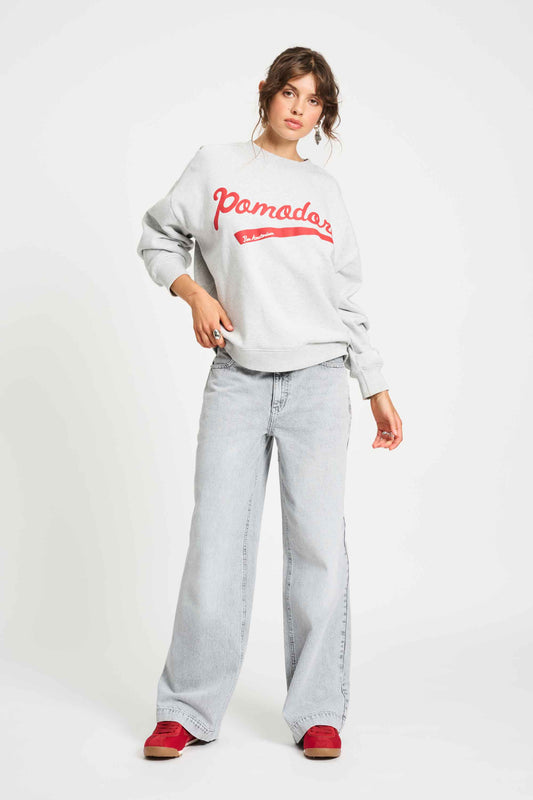 POM Amsterdam Sweaters SWEATER - Pomodori Grey