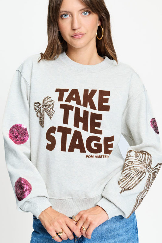 POM Amsterdam Sweaters SWEATER - Sascha Take The Stage