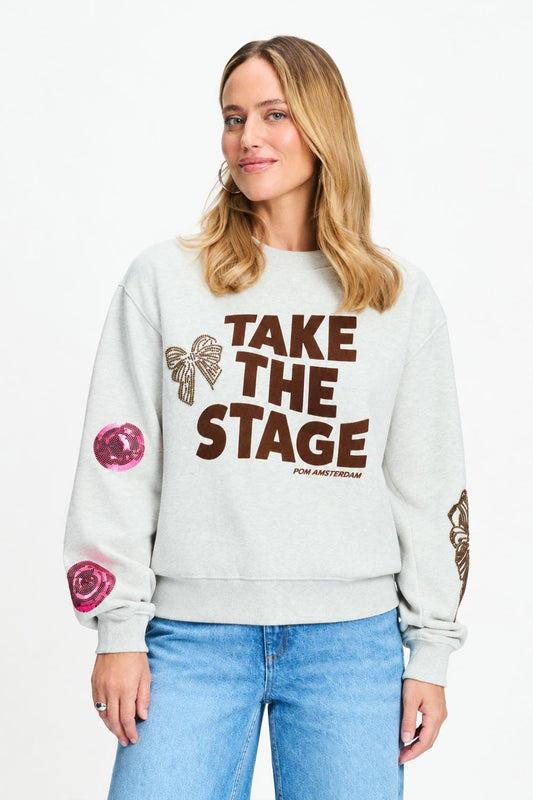 POM Amsterdam Sweaters SWEATER - Sascha Take The Stage