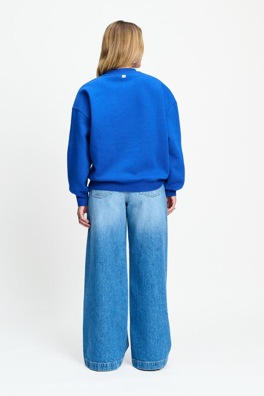 POM Amsterdam Sweaters SWEATER - Sophie The Grand Finale Cobalt Blue