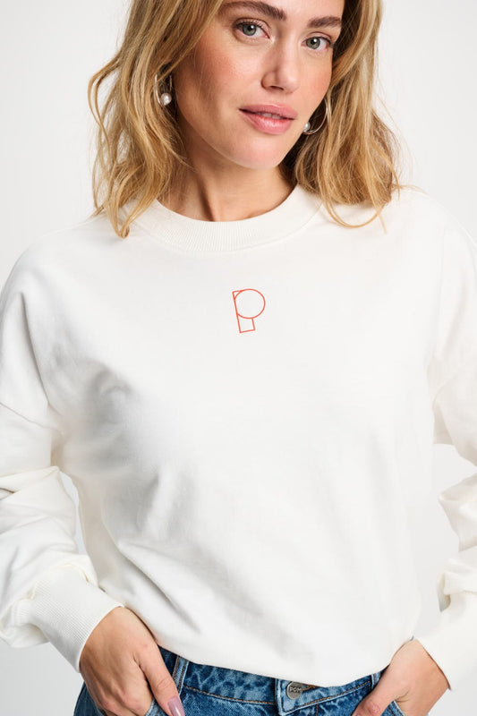 POM Amsterdam Sweaters White / 34 SWEATER - Matchpoint White