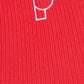 POM Amsterdam Tops TANKTOP - Rib Bloom Red