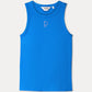 POM Amsterdam Tops TANKTOP - Rib Ocean Blue