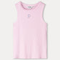 POM Amsterdam Tops TANKTOP - Rib Shell Pink