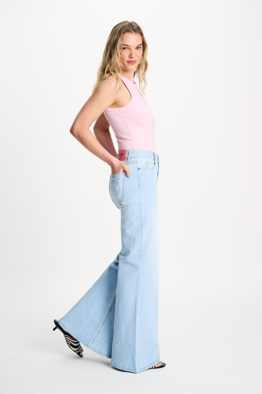 POM Amsterdam Tops TANKTOP - Rib Shell Pink