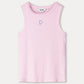 POM Amsterdam Tops TANKTOP - Rib Shell Pink