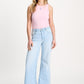 POM Amsterdam Tops TANKTOP - Rib Shell Pink