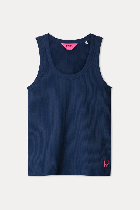 POM Amsterdam Tops TANKTOP - Rue Eternal Blue