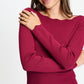 POM Amsterdam Tops TOP - Bodhi Burgundy Red