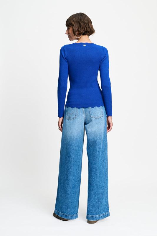 POM Amsterdam Tops TOP - Bodhi Cobalt Blue