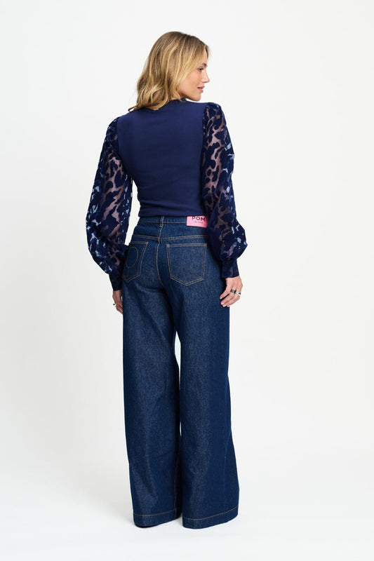 POM Amsterdam Tops TOP - Britt Eternal Blue