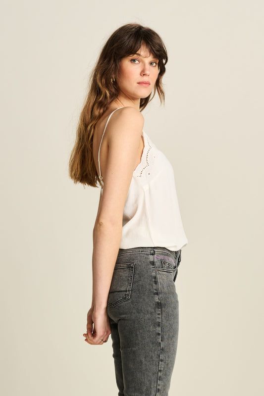 POM Amsterdam Tops TOP - Emmi Ecru