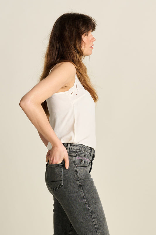 POM Amsterdam Tops TOP - Emmi Ecru