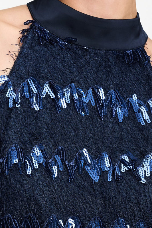 POM Amsterdam Tops TOP - Isa Eternal Blue