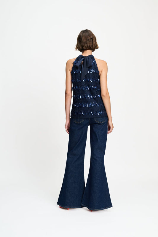 POM Amsterdam Tops TOP - Isa Eternal Blue