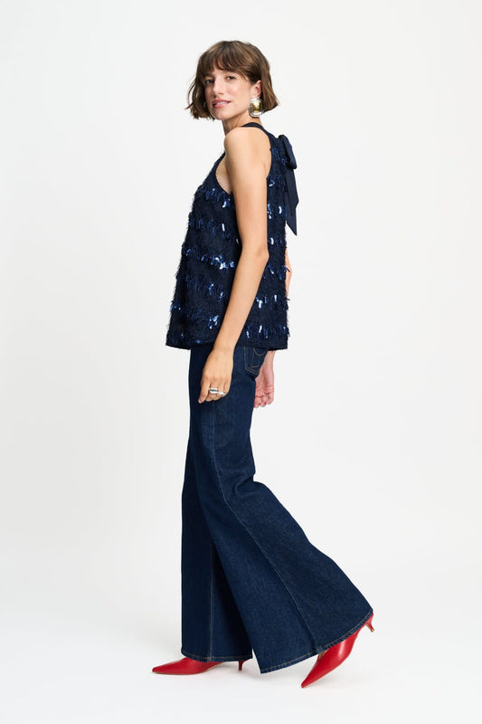 POM Amsterdam Tops TOP - Isa Eternal Blue