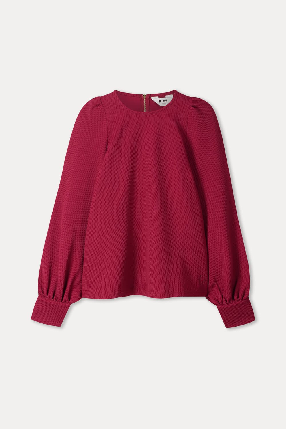 POM Amsterdam Tops TOP - Kae Burgundy Red