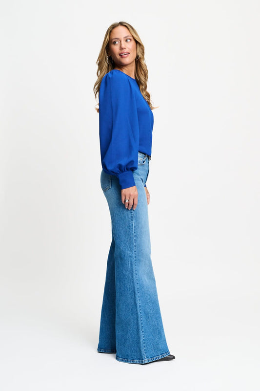POM Amsterdam Tops TOP - Kae Cobalt Blue
