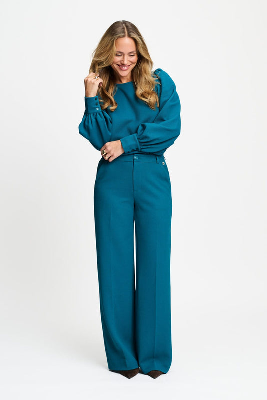 POM Amsterdam Tops TOP - Kae Teal Green