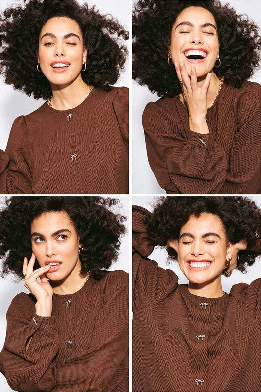 POM Amsterdam Tops TOP - Kaylee Chocolate Brown