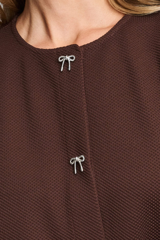 POM Amsterdam Tops TOP - Kaylee Chocolate Brown