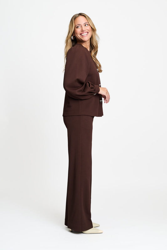 POM Amsterdam Tops TOP - Kaylee Chocolate Brown