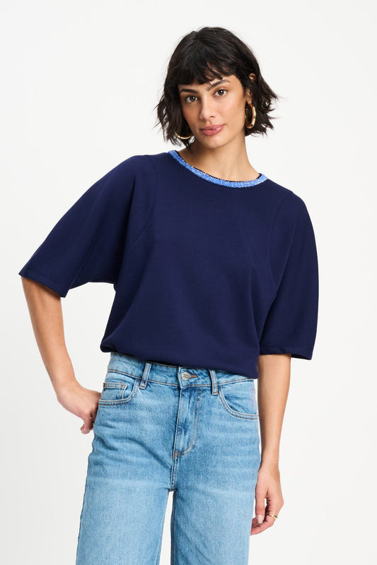 POM Amsterdam Tops TOP - Nena Night Blue